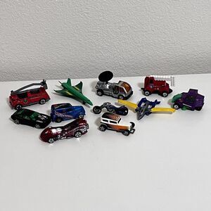 Vintage Matchbox & Hot Wheels Diecast Cars Planes Motorcycle Lot of 11